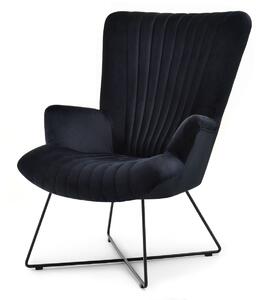 Relaxační křeslo Nuttshell (černá). Akce -10%