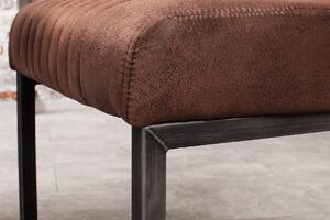 Noble Home Konferenční židle Asteg, kávová, kovová podnož