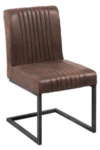 Noble Home Konferenční židle Asteg, kávová, kovová podnož