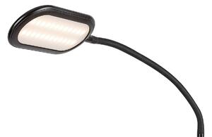 RABALUX Stojací LED lampa ADELMO, 10W, teplá-studená bílá, černá 0074009
