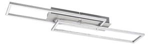 RABALUX 71012 Demetrius stropní svítidlo LED 40W/2850lm 4000K stříbrná, kartáčovaný hliník, bílá