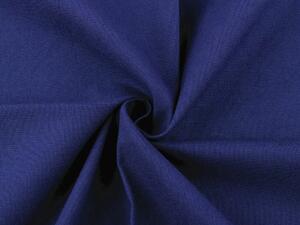 Bavlněná látka jednobarevná hrubší šíře 150 cm - 23 (25) modrá tmavá