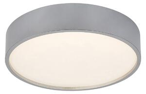 RABALUX Venkovní stropní LED osvětlení LARCIA, 18W, denní bílá, 28cm, kulaté, stříbrné 0075010