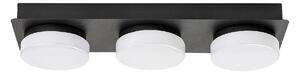 RABALUX Koupelnové stropní LED svítidlo ATTICHUS, 18W, denní bílá, černé 0075003