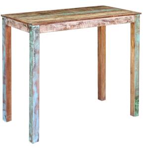 Barový stůl masivní recyklované dřevo 115 x 60 x 107 cm