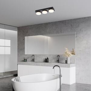 RABALUX Koupelnové stropní LED svítidlo ATTICHUS, 18W, denní bílá, černé 0075003