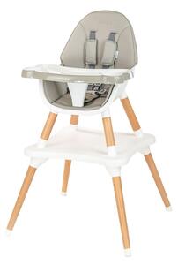 Jídelní židlička 3v1 New Baby Grace grey