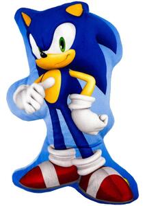 Tvarovaný polštář Ježek Sonic - 30 x 18 cm