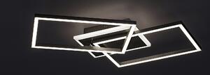 RABALUX LED stropní hranaté osvětlení ATHELSTAN, 40W, teplá bílá, stříbrné 0071014