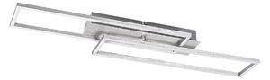 RABALUX LED stropní stmívatelné hranaté svítidlo DEMETRIUS, 40W, denní bílá, stříbrné 0071012