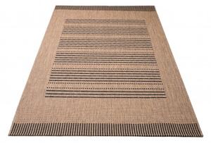 Balta Kusový koberec Sisal Floorlux 20001 Coffee / Black Rozměr: 60x110 cm