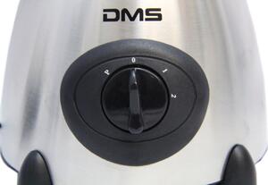 Stolní mixér DMS Germany BL1.5 s nástavcem na mletí a drcení / 800 W / 2 rychlosti / 1,5 l / bezpečnostní zámek / stříbrná/černá