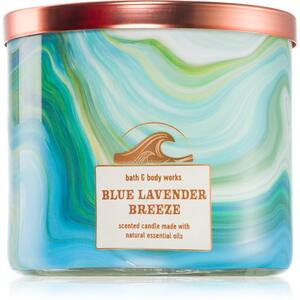Bath & Body Works Blue Lavender Breeze vonná svíčka 411 g