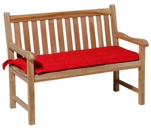 Madison Polstr na lavici Panama 120 x 48 cm červený