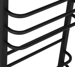 CERANO - Elektrický sušák ručníků Ricardo - černá matná - 1160x550 mm