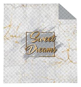DETEXPOL Přehoz na postel Sweet Dreams mramor white Polyester, 170/210 cm
