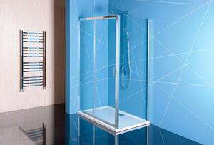 Polysan, EASY LINE sprchové dveře 1100mm, sklo BRICK, EL1138