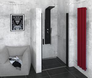 Polysan, ZOOM LINE BLACK sprchové dveře 1000mm, čiré sklo, ZL1310B