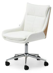 Kancelářské křeslo Leoss (krémová). Akce -15%