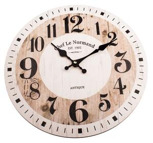 Dřevěné nástěnné hodiny HLC6019