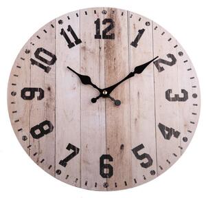 Dřevěné nástěnné hodiny HLC0002