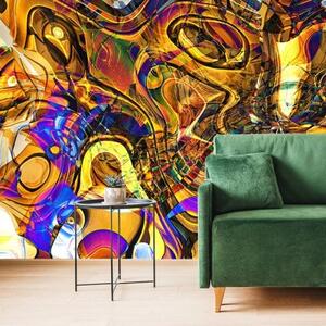 Samolepící tapeta plná abstraktního umění - 300x200 cm