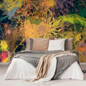 Samolepící tapeta barevné abstraktní umění - 225x150 cm