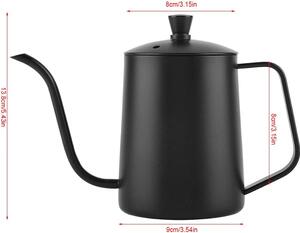 Konvička pro přípravu filtrované kávy černá 350 ml