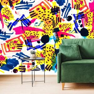 Samolepící tapeta pop art abstrakce - 300x200 cm