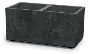 Květináč SIERRA CASE BETON EFFECT 77 cm - barva: černý beton