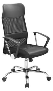 FurniGO Kancelářská židle Austin - černá