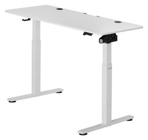 FurniGO Kancelářský stůl 140x60cm - bílý