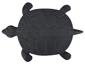 Zahradní nášlapný kámen Turtle, 23x32 cm, litina, hnědá