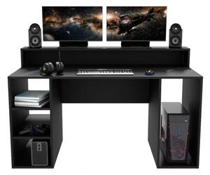 Počítačový herní stůl ENIGMA, 150x74x70, černá