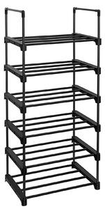 REGÁL NA BOTY, černá, 45/106/30 cm Boxxx - Regály na boty, Online Only