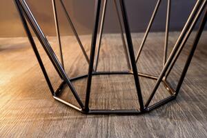 Odkládací stolek DIAMOND NOBLES 50 CM šedý mramor Nábytek | Doplňkový nábytek | Odkládací stolky