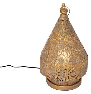 Orientální stolní lampa zlatá 26 cm - Mauglí