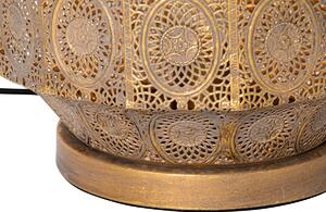 Orientální stolní lampa zlatá 26 cm - Mauglí