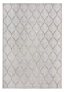 Vnitřní a venkovní koberec slonovinový 120x170 cm Elm Leaf – Flair Rugs