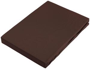 BOXSPRINGOVÉ PROSTĚRADLO, žerzej, světle hnědá, 90/220 cm Novel - Prostěradla