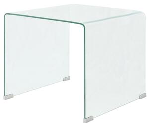 Konferenční stolek tvrzené sklo 49,5x50x45 cm čiré