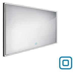 Zrcadlo se senzorem Nimco 120x70 cm černá ZPC 13006V-90