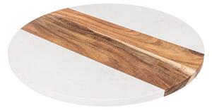 Mramorový otočný servírovací tác Marie, (fi) 35 cm