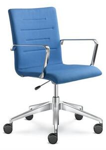 Kancelářská židle OSLO 227-F80-N0, bílý kříž a područky