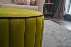 Atelier del Sofa Taburet Rose Puf - Green, Zelená
