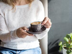 HD Kafetearie Espresso hrneček s podšálkem Čas na kávu… kdykoliv Kafetearie