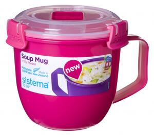 Hrnek Sistema Small Soup Mug Color Barva: fialová