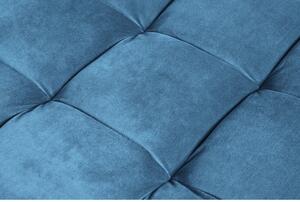 Massive home | Taburet Cozy Velvet 80cm Blue samet 43608