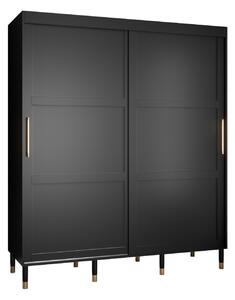 Šatní skříň SHAILA 7 - 180 cm, černá