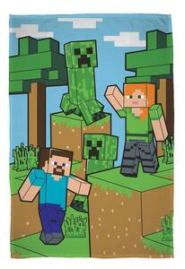 HALANTEX Deka Minecraft zelená 356, 100 x 150 cm